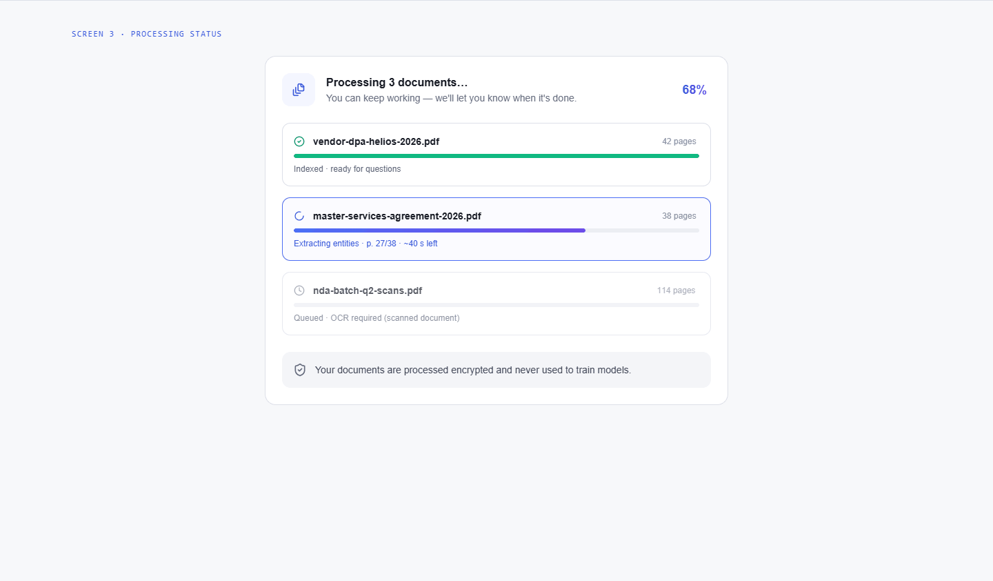 DocuMind — screen 3