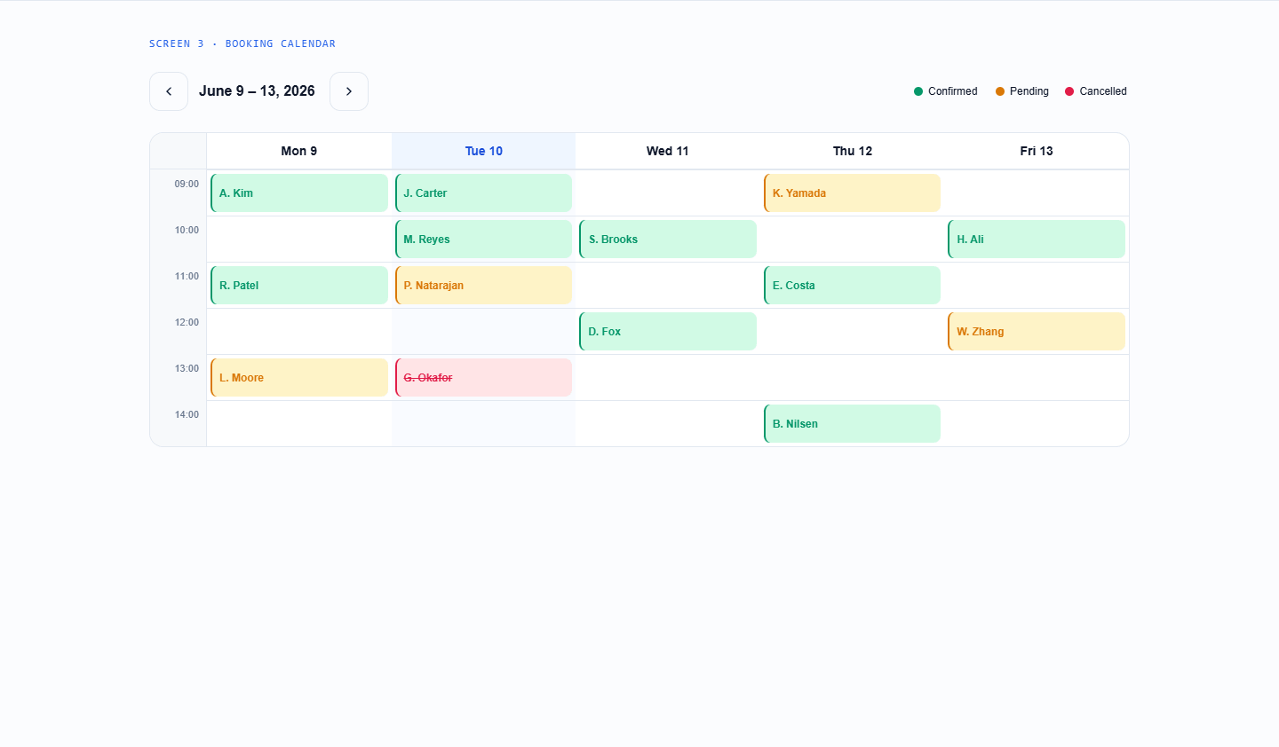 MediTrack — screen 3